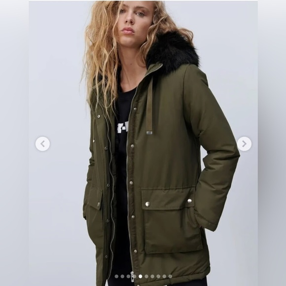 Zara Padded Hooded Parka (No Fur) - Picture 10 of 10